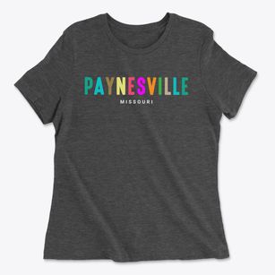 Paynesville Missouri Color Pop Women's Cotton T-Shirt