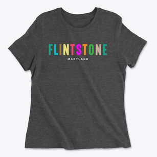 Flintstone Maryland Color Pop Women's Cotton T-Shirt