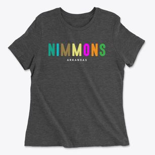 Nimmons Arkansas Color Pop Women's Cotton T-Shirt