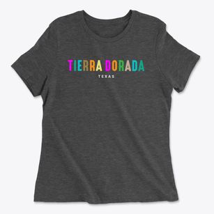 Tierra Dorada Texas Color Pop Women's Cotton T-Shirt