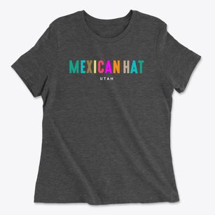 Mexican Hat Utah Color Pop Women's Cotton T-Shirt