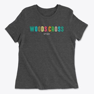 Woods Cross Utah Color Pop Women's Cotton T-Shirt