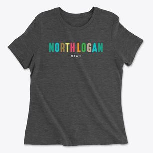 North Logan Utah Color Pop Women's Cotton T-Shirt
