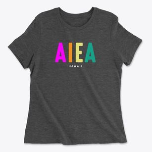 Aiea Hawaii Color Pop Women's Cotton T-Shirt