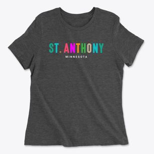 St. Anthony Minnesota Color Pop Women's Cotton T-Shirt