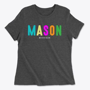 Mason Michigan Color Pop Women's Cotton T-Shirt