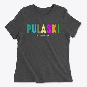 Pulaski Tennessee Color Pop Women's Cotton T-Shirt