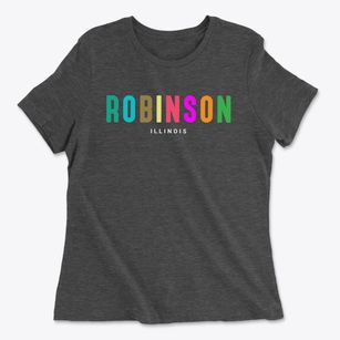 Robinson Illinois Color Pop Women's Cotton T-Shirt