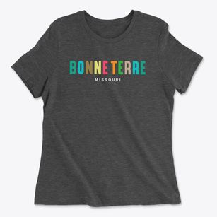 Bonne Terre Missouri Color Pop Women's Cotton T-Shirt