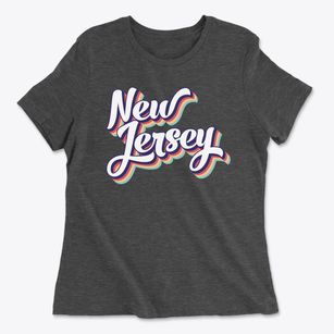  New Jersey Retro Candy Vibes Women's Cotton T-Shirt