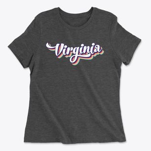  Virginia Retro Candy Vibes Women's Cotton T-Shirt