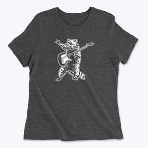   Raccoon N Roll Women's Cotton T-Shirt