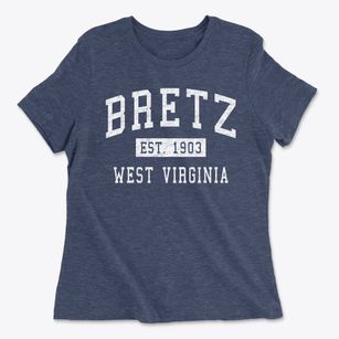 Bretz West Virginia Classic Established Women's Cotton T-Shirt