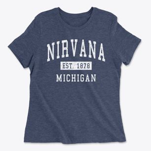 Nirvana Michigan Classic Established Women's Cotton T-Shirt
