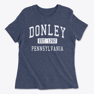 Donley Pennsylvania Classic Established Women's Cotton T-Shirt