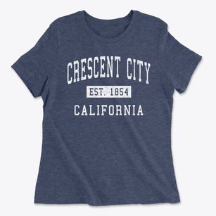 Crescent City California Classic Established Women's Cotton T-Shirt