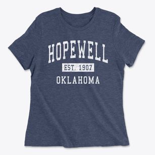 Hopewell Oklahoma Classic Established Women's Cotton T-Shirt