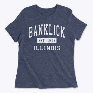 Banklick Illinois Classic Established Women's Cotton T-Shirt