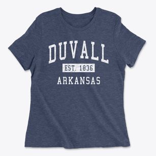 Duvall Arkansas Classic Established Women's Cotton T-Shirt