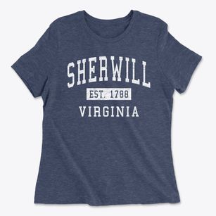Sherwill Virginia Classic Established Women's Cotton T-Shirt