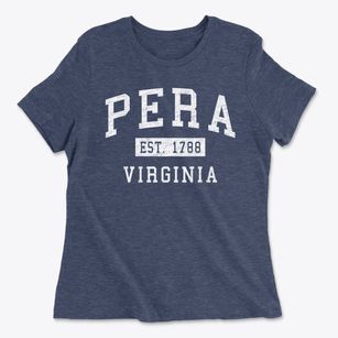 Pera Virginia Classic Established Women's Cotton T-Shirt