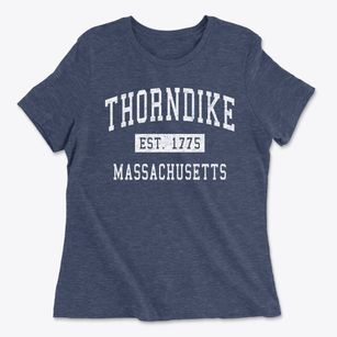 Thorndike Massachusetts Classic Established Women's Cotton T-Shirt