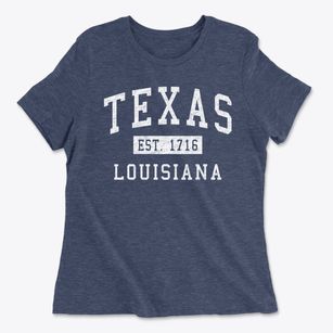 Texas Louisiana Classic Established Women's Cotton T-Shirt
