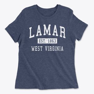 Lamar West Virginia Classic Established Women's Cotton T-Shirt
