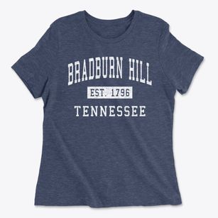 Bradburn Hill Tennessee Classic Established Women's Cotton T-Shirt