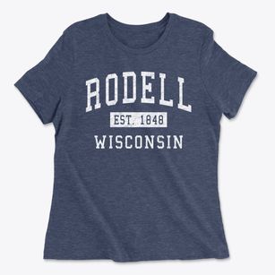 Rodell Wisconsin Classic Established Women's Cotton T-Shirt
