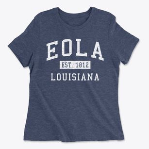 Eola Louisiana Classic Established Women's Cotton T-Shirt