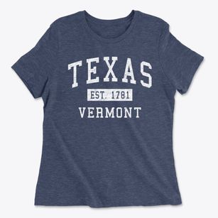 Texas Vermont Classic Established Women's Cotton T-Shirt