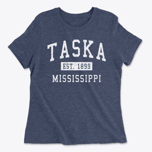 Taska Mississippi Classic Established Women's Cotton T-Shirt