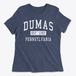 Dumas Pennsylvania Classic Established Women's Cotton T-Shirt