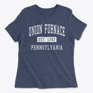 Union Furnace Pennsylvania Classic Established Women's Cotton T-Shirt