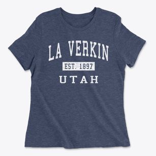 La Verkin Utah Classic Established Women's Cotton T-Shirt