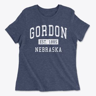 Gordon Nebraska Classic Established Women's Cotton T-Shirt