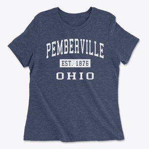 Pemberville Ohio Classic Established Women's Cotton T-Shirt