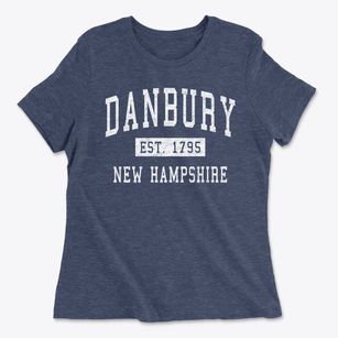 Danbury New Hampshire Classic Established Women's Cotton T-Shirt