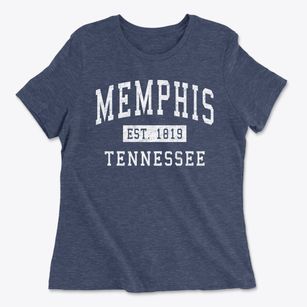 Memphis Tennessee Classic Established Women's Cotton T-Shirt