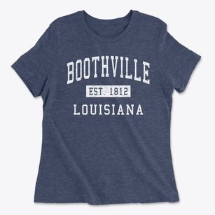 Boothville Louisiana Classic Established Women's Cotton T-Shirt