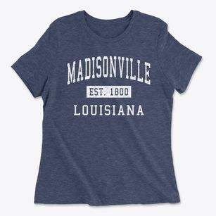 Madisonville Louisiana Classic Established Women's Cotton T-Shirt