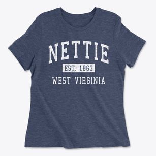 Nettie West Virginia Classic Established Women's Cotton T-Shirt
