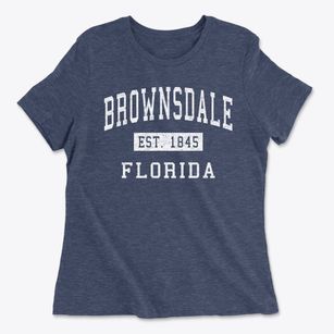 Brownsdale Florida Classic Established Women's Cotton T-Shirt