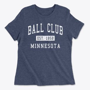 Ball Club Minnesota Classic Established Women's Cotton T-Shirt