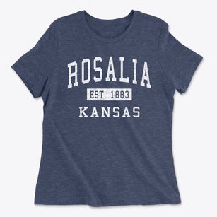 Rosalia Kansas Classic Established Women's Cotton T-Shirt