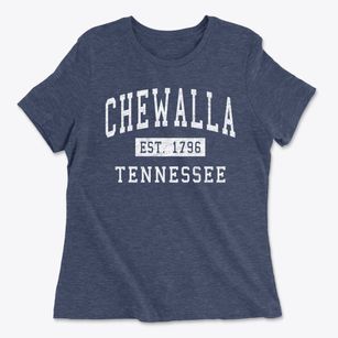 Chewalla Tennessee Classic Established Women's Cotton T-Shirt