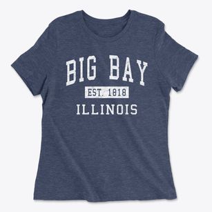 Big Bay Illinois Classic Established Women's Cotton T-Shirt