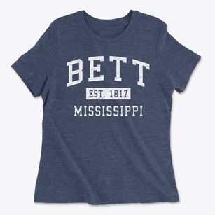 Bett Mississippi Classic Established Women's Cotton T-Shirt