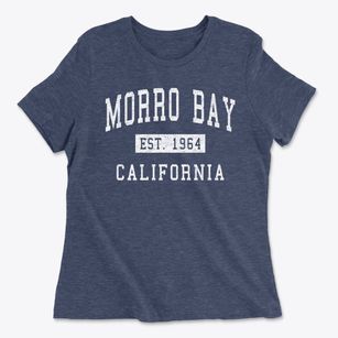 Morro Bay California Classic Established Women's Cotton T-Shirt